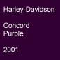 Preview: Harley-Davidson, Concord Purple, 2001.